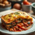 Moussaka met aubergine
