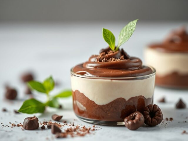 Mousse au Chocolat — AI-gegenereerde illustratie