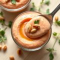 Mousse van feta en paprika