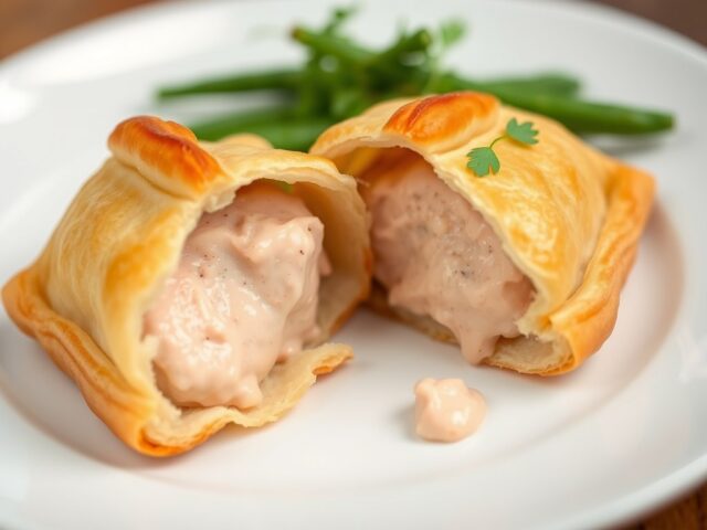 Mousse van gerookte forel in een krokant jasje