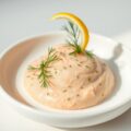 Mousse van gerookte zalm en dille