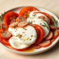 Mozzarella tomaat entree