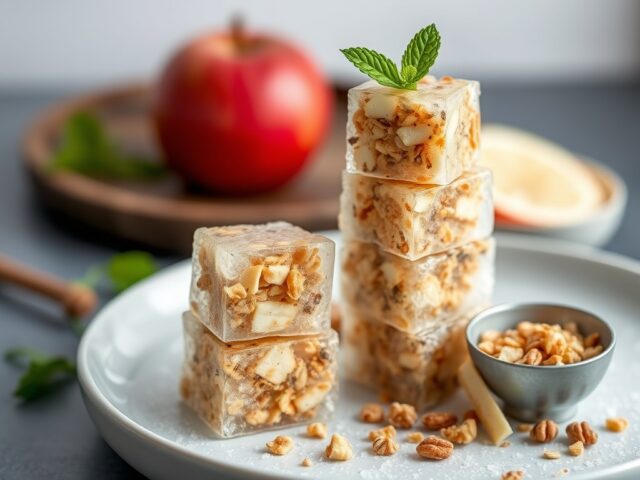 Muesli ijstorentjes