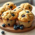 Muffins met bosbessen