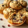 Muffins met quinoa en rozijnen