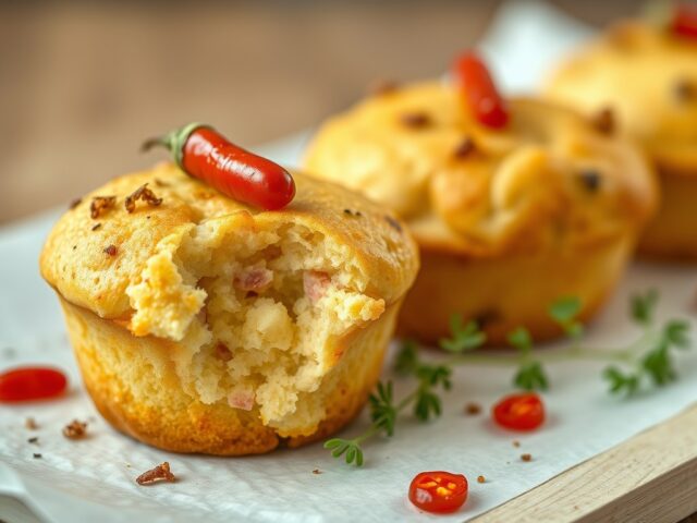 Muffins uit Texas — AI-gegenereerde illustratie
