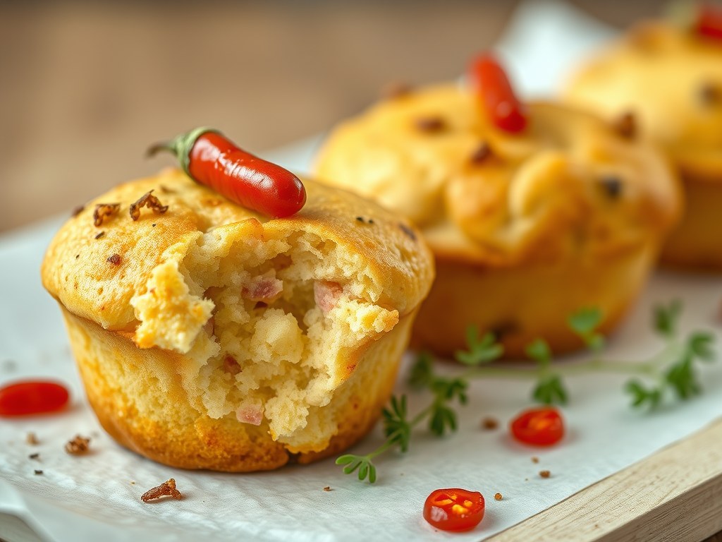 Muffins uit Texas, AI-gegenereerde illustratie