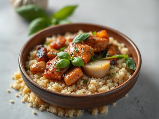 Mul op een bedje van couscous