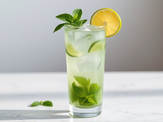 munt cocktail zonder Alcohol