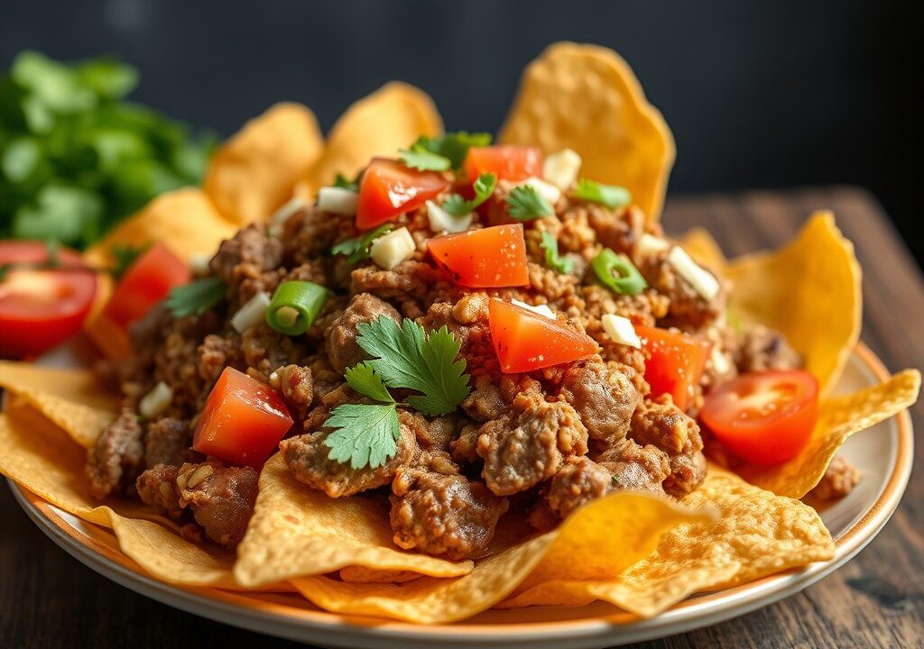 Nachos — AI-gegenereerde illustratie