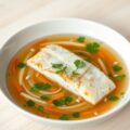 Nage van koolvis met koriander