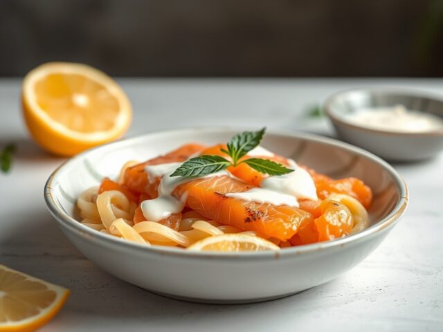 Narangi met zalm