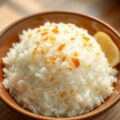 Nasi bawang putih (witte knoflook rijst)