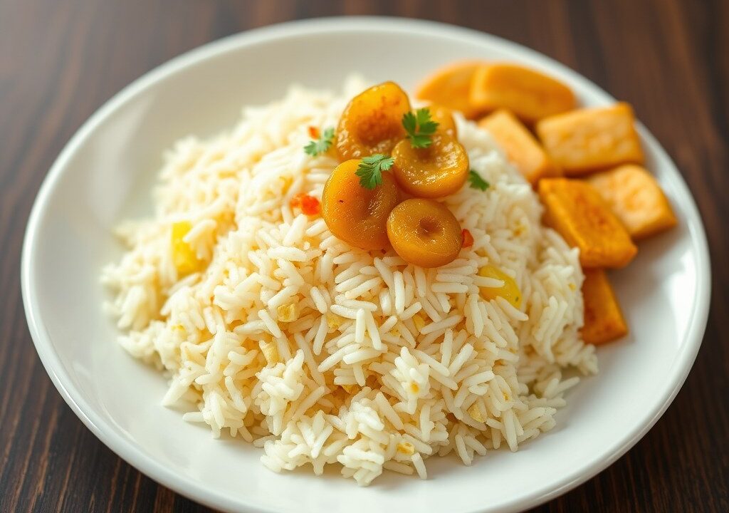 Nasi Kuning, AI-gegenereerde illustratie