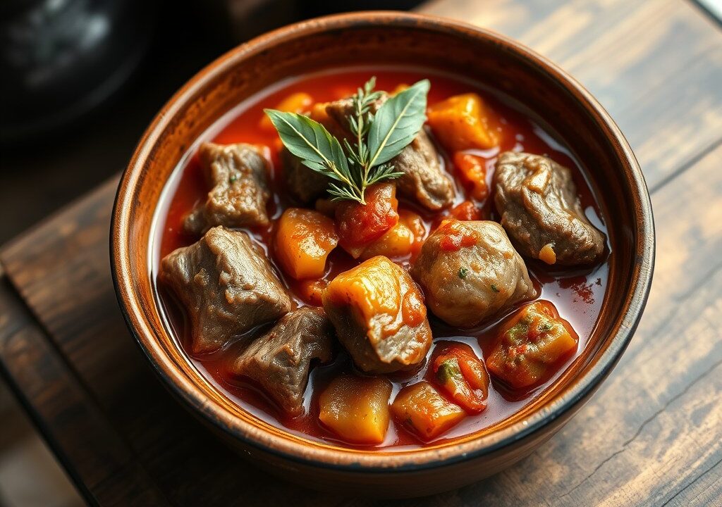 Navarin de mouton, AI-gegenereerde illustratie