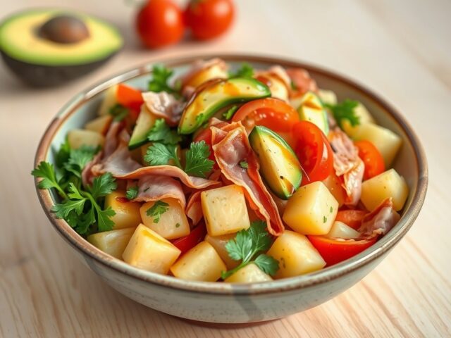 Nazomerse aardappelsalade
