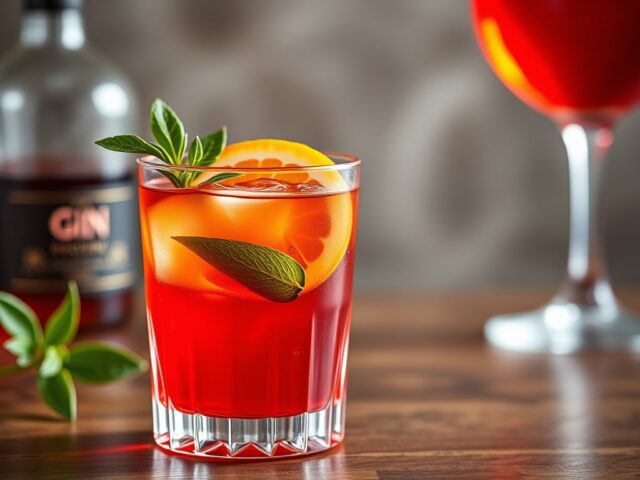 Negroni — AI-gegenereerde illustratie