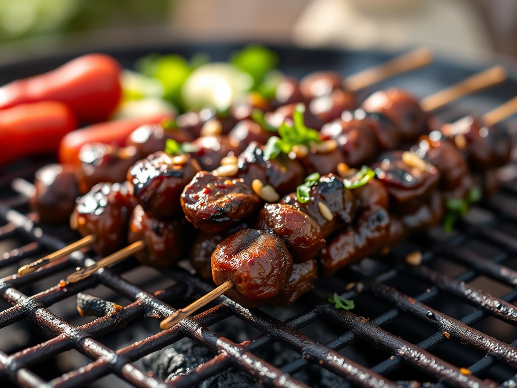 Nigeriaanse suya, AI-gegenereerde illustratie