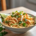 Noedelsalade met komkommer