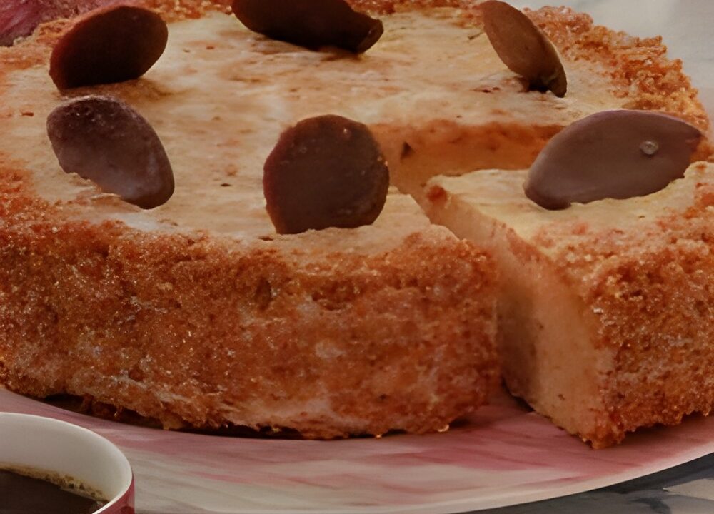 Nogatine ijstaart met Irish Creamlikeur