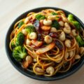 Noodles met broccoli
