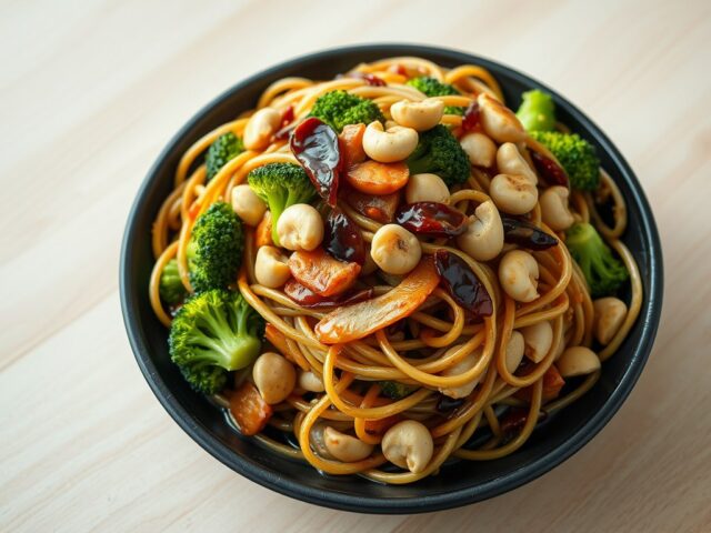 Noodles met broccoli
