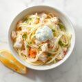 Noordzeekrab met appel en venkel