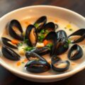 Normandisch soepje met oester en mossel