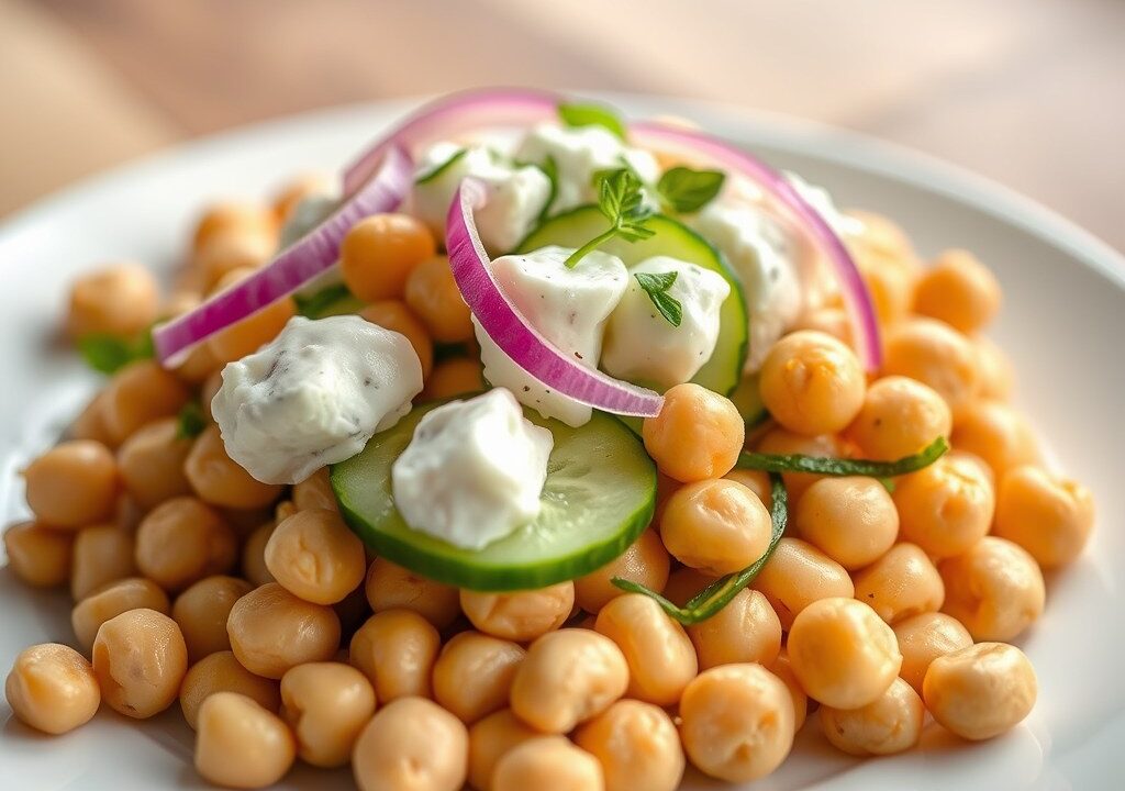 Notenrijst salade, AI-gegenereerde illustratie