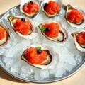 Oesters met tomatengranite