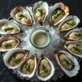 Oesters met zeewatersaus