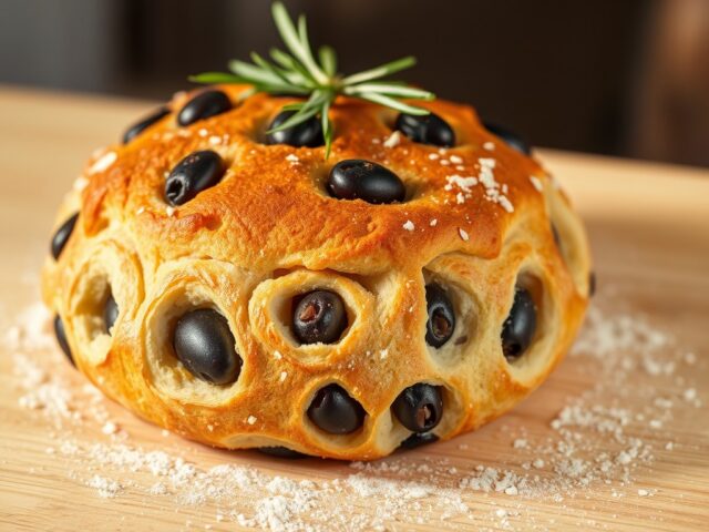 Olijvenbrood met rozemarijn