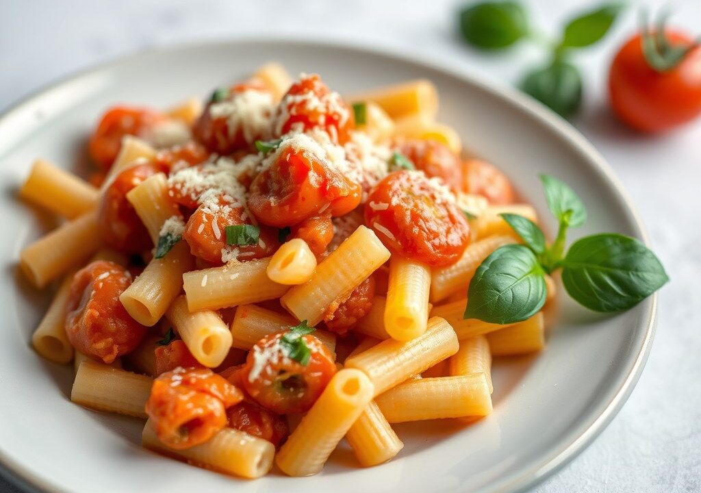 Oma’s macaroni — AI-gegenereerde illustratie