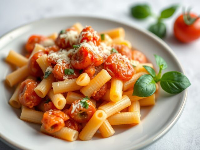 Oma’s macaroni — AI-gegenereerde illustratie
