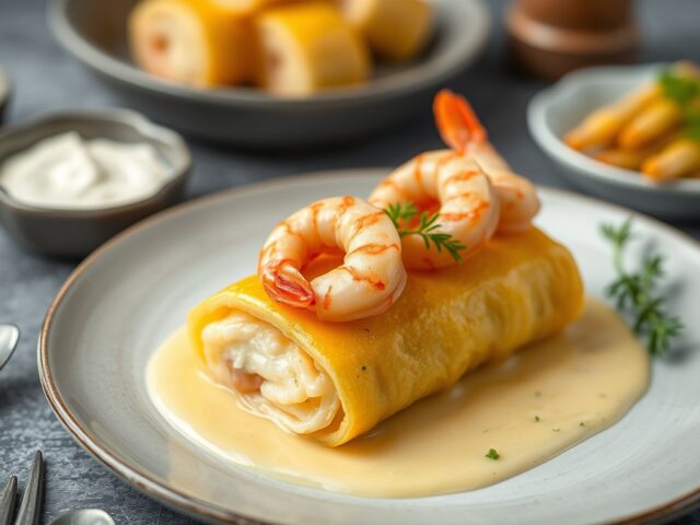 Omelet rolletjes