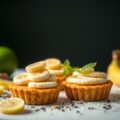 Omgekeerde bananentaartjes met advocaat