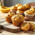 Ontbijtmuffins met banaan