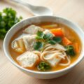 Oosters noedelsoepje met haddock