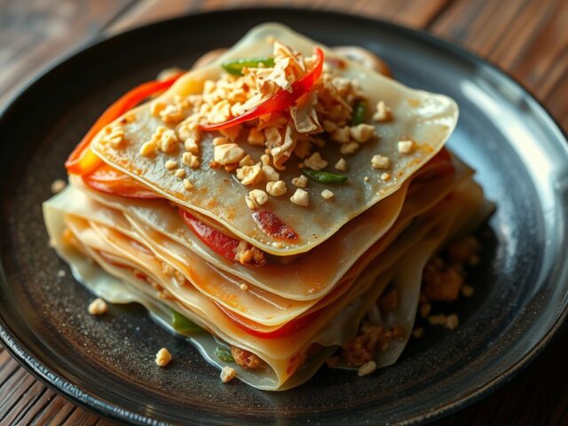 Oosterse lasagna