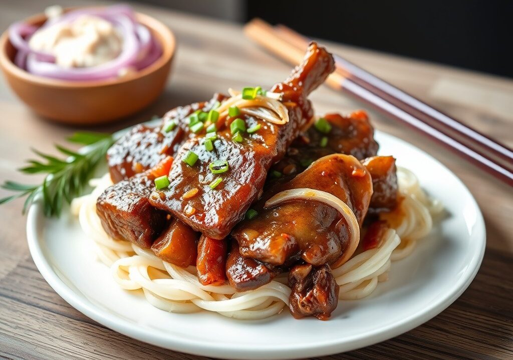 Opor Daging (Indoneschische Boeuf) — AI-gegenereerde illustratie