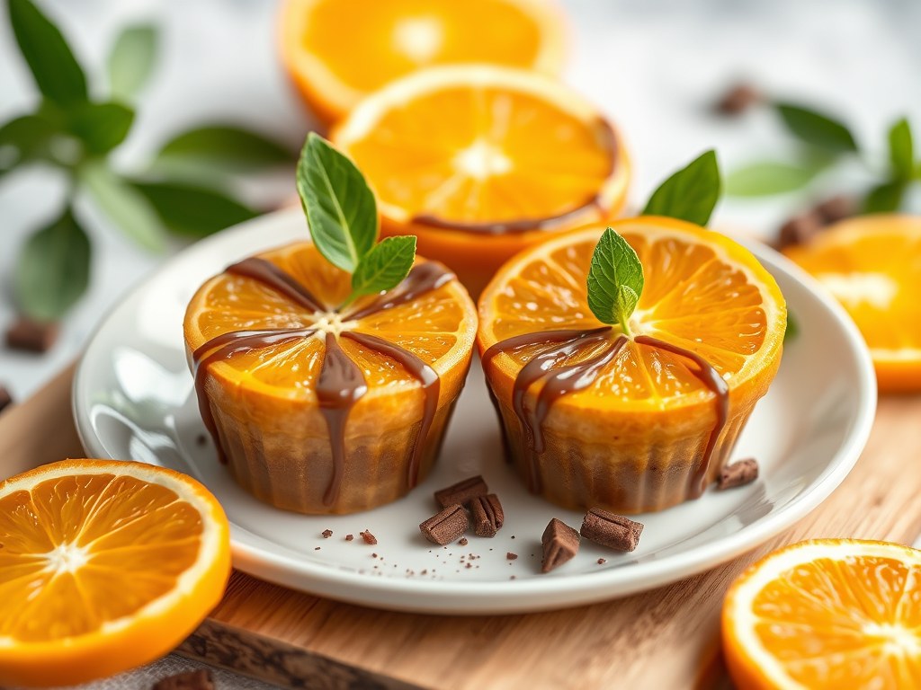 Orangettes, AI-gegenereerde illustratie