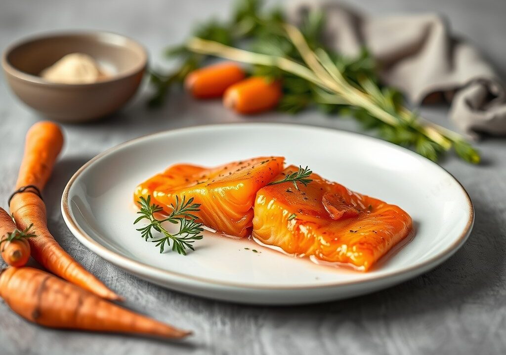 Oranje zalm, AI-gegenereerde illustratie