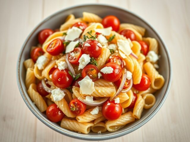Orechiette met kerstomaatjes en ricotta