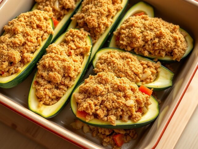 Orientaalse courgettes (Courgettes farcies a l’orientale)