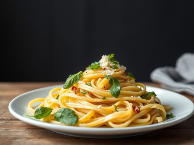 Ossenhaas met tagliatelle