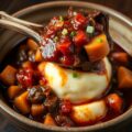 Ossenstaartragout met aardappelpuree
