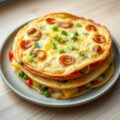 Oven gebakken aardappeltortilla