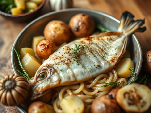 ovenschotel kabeljauw met aardappelen