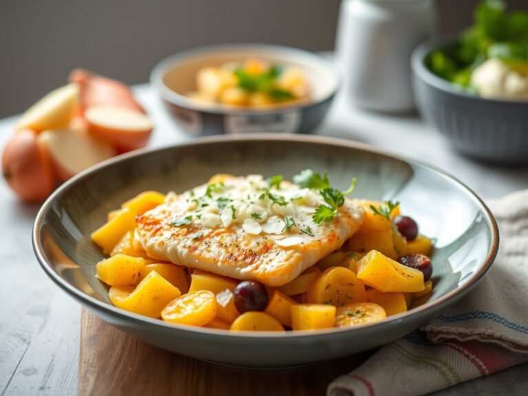 Ovenschotel met tilapiafilet