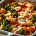 Ovenschotel met tomaat en broccoli
